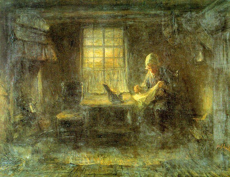  Jozef  Israels Interior of a Hut china oil painting image
